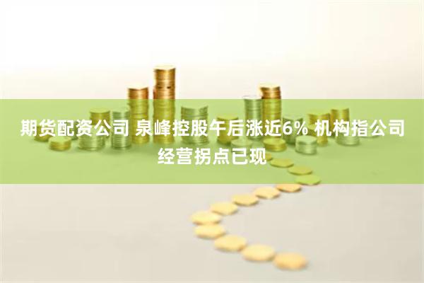 期货配资公司 泉峰控股午后涨近6% 机构指公司经营拐点已现