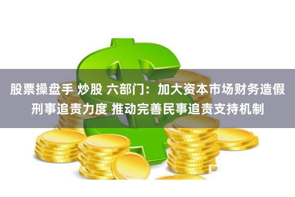 股票操盘手 炒股 六部门：加大资本市场财务造假刑事追责力度 推动完善民事追责支持机制